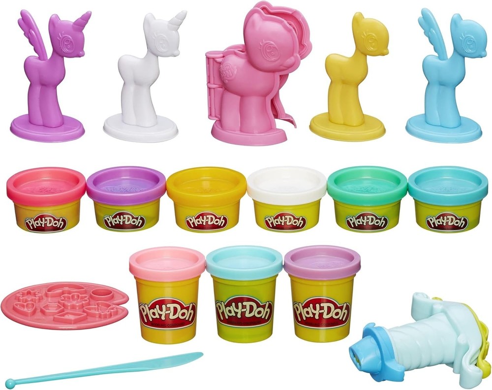 Educational Play-Doh Make & Style Ponies Set for Ages 2+ – Creative Expression