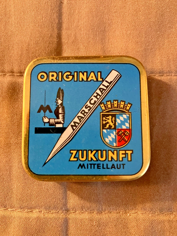 Marschall Original Zukunft Phonograph Needle Tin
