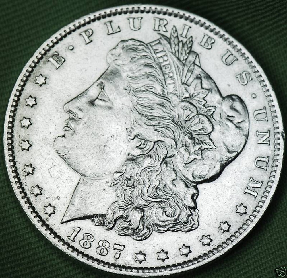 1887-o Silver Dollar.   High Grade. (Inventory A)