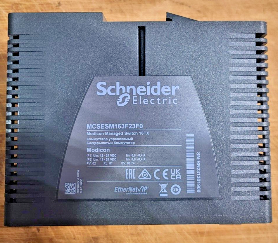 Schneider Electric network switch,Modicon Networking,managed,16p, MCSESM163F23F0