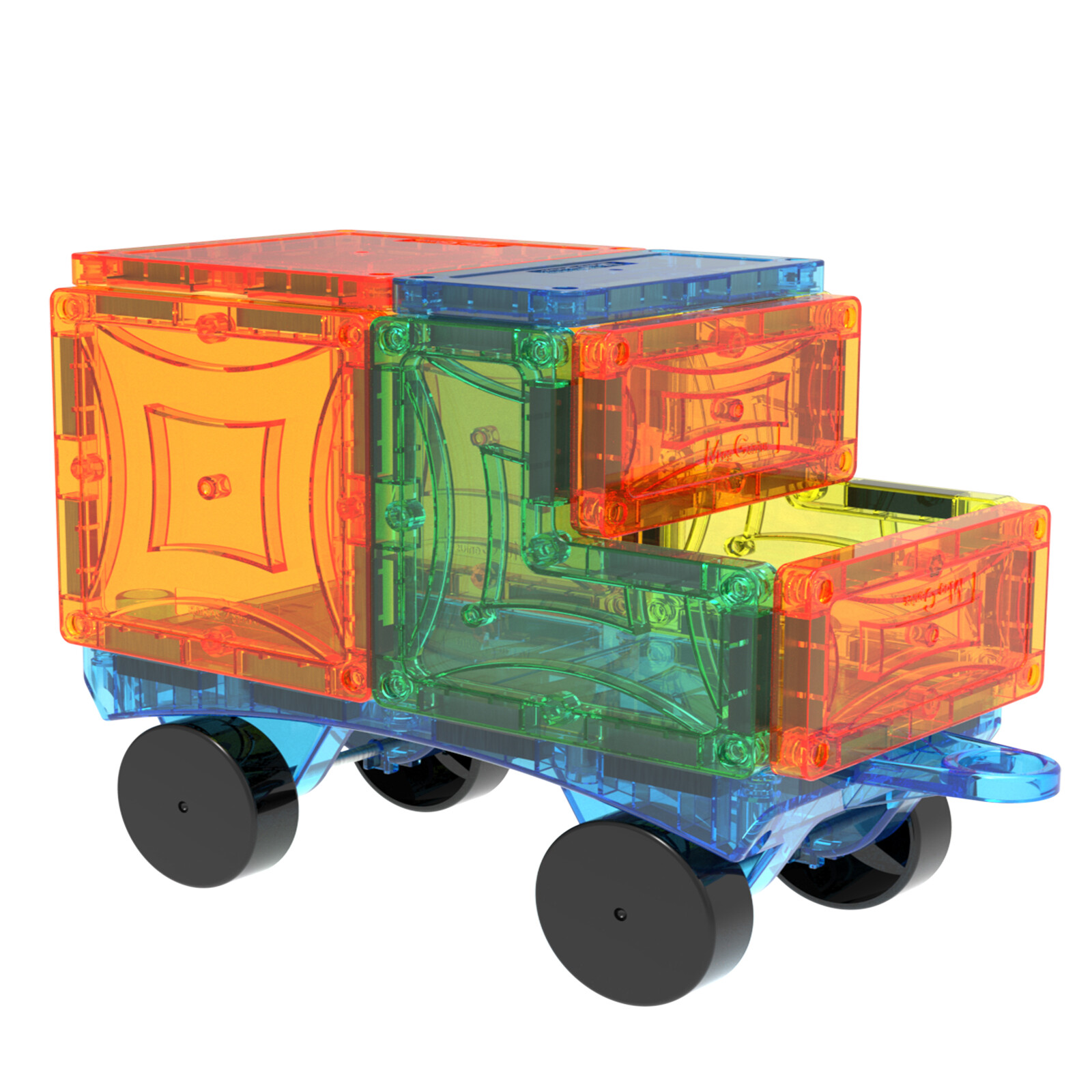 Magnet Tiles Mag-Genius Magnet Tiles 102 Piece Set And All New Magnet Kids NEW