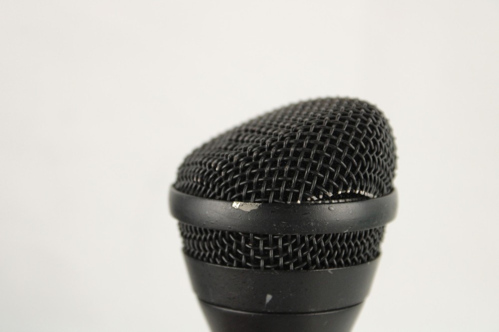 Telex TD11 Mic Cardioid Microphone Dented Microphone Windscreen Black
