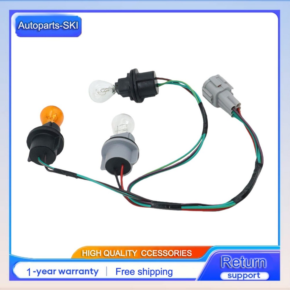 Socket & Wire Tail Light Wiring Harness Fits Nissan Frontier 1998-2002