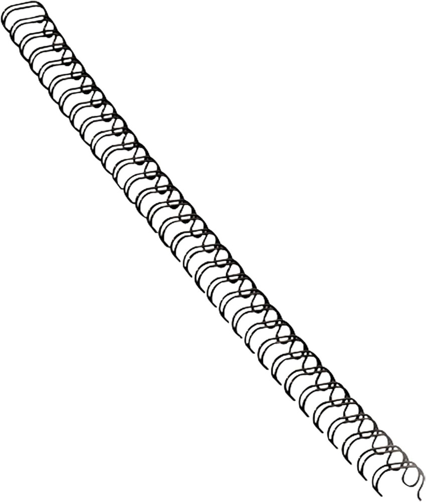 9/16-Inch Binding Spines Wire, 25-Pack, Black(5255601)