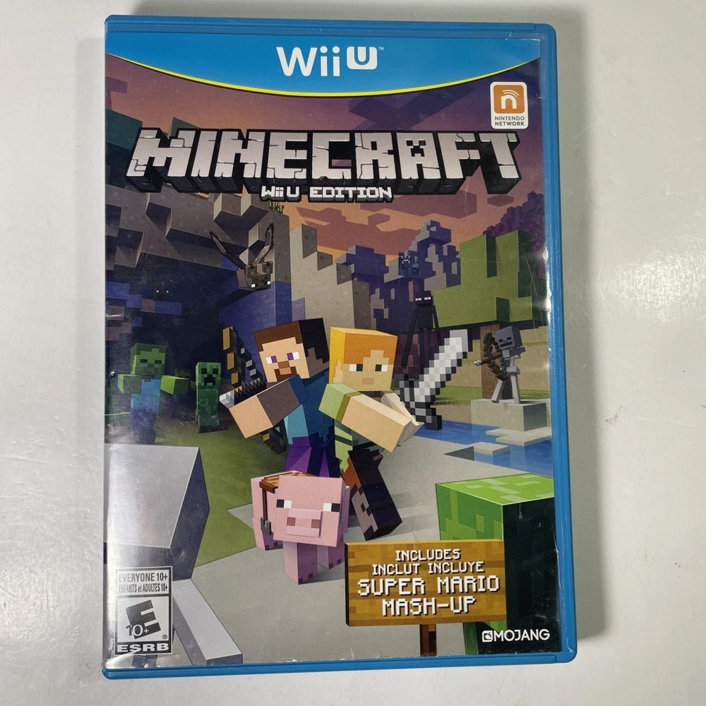 Minecraft - Wii U Edition - Nintendo Wii U Authentic Replacement Case Only