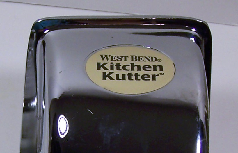 Kitchen Kutter West Bend Manual Food Vegetable Processor w/4 Cones Finger Guard