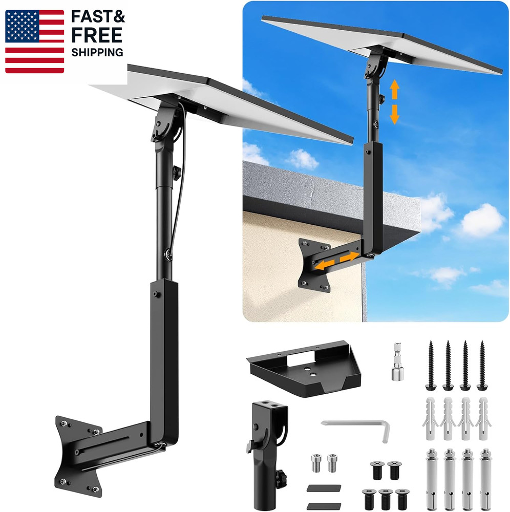 Starlink Mount, Adjustable Starlink Wall Mount Gen 3 with Telescoping Support A
