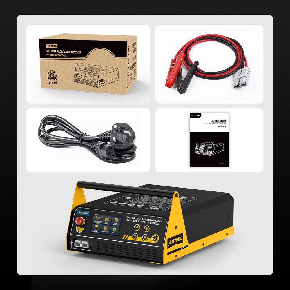 Programming ECU Emergency Power Supply Voltage Stabilizer Battey Charger Starter