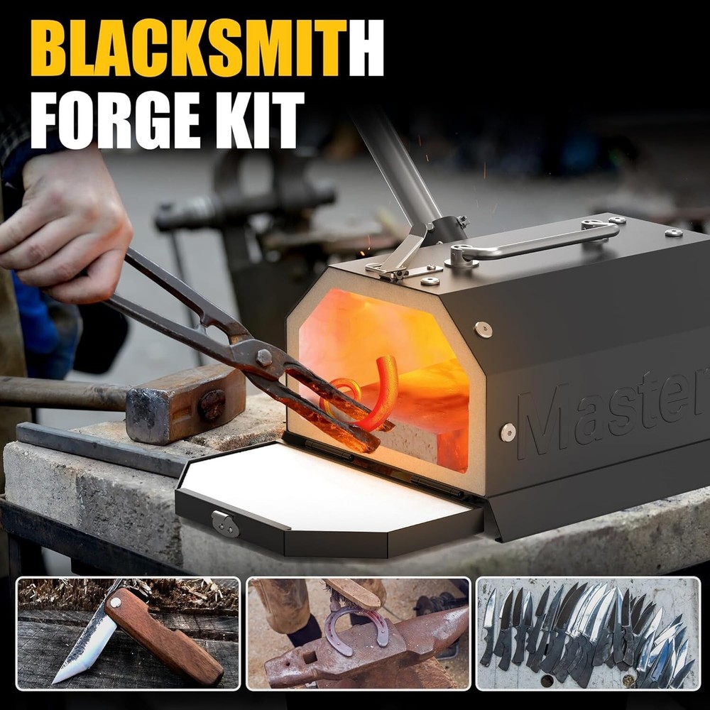 Single Burner Propane Forge for Home＆Professional, Gas Forge-Efficient Heating