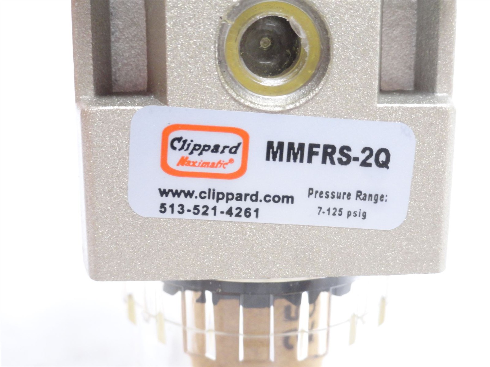 248591 New In Box; Clippard MMFRS-2Q Stacking Filter-Regulator 1/4NPT; 7-125PSI