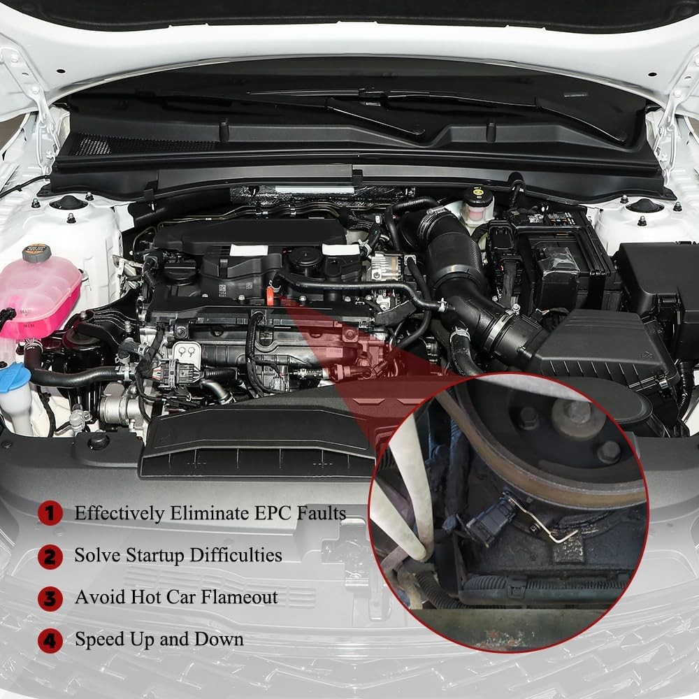 12596851 Premium Engine Crankshaft Position Sensor Compatible with Chevry...