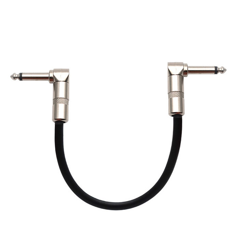 Right Angle 30cm Guitar Effect Pedal Cable Effects Patch Cord Pedal Cable A