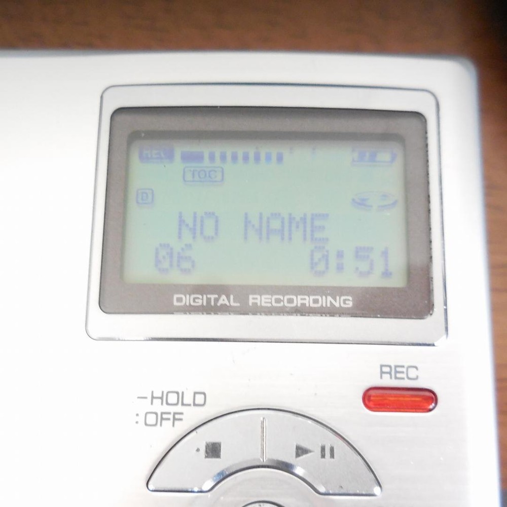 SHARP MD-DR7-S MD Recorder 1-BIT Portable Working Confirmed