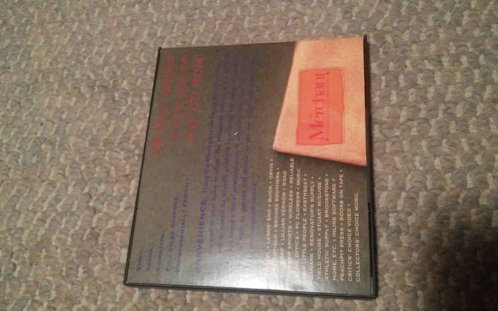 001 VTG The Merchant 1994 Mail Order Cataloges CD-ROM Interactive