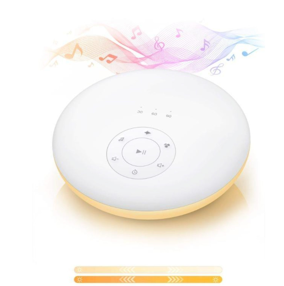 Gladle White Noise Machine with Night Light GL-LT015