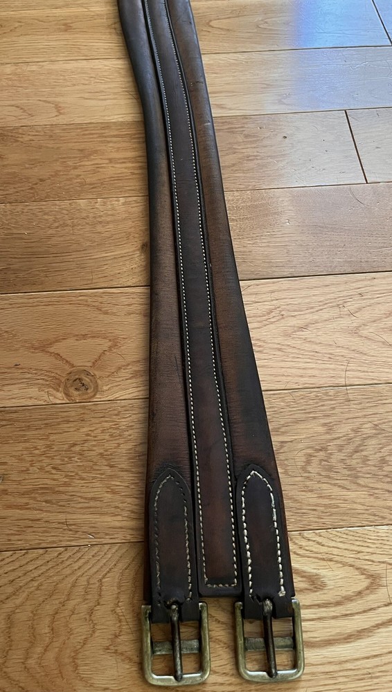 52 Inch Single Side Elastic Brown English Girth