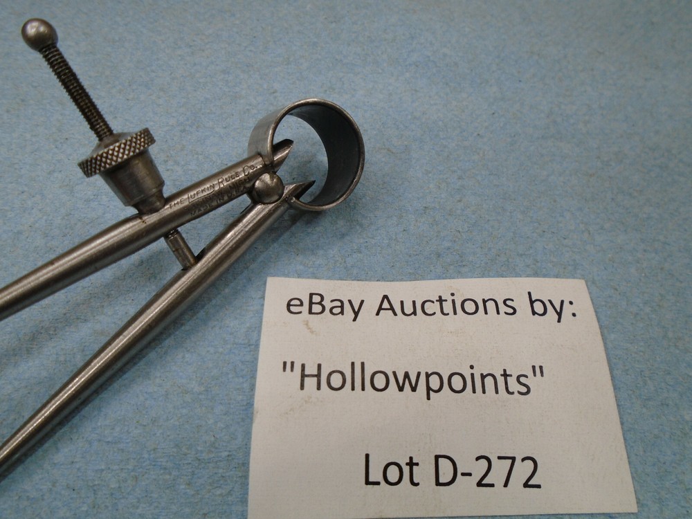 Lufkin 142 ToolMakers 3" Inside Caliper Round Leg Solid Nut for Machinist D272