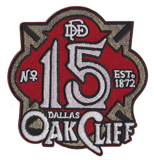 Dallas, Texas Engine 15 Oak Cliff  Est 1872 Fire Patch NEW