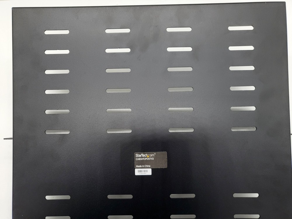 StarTech 2 Post Vented Server Rack Shelf Mount Up to 75 lb. CABSHF2POSTV2