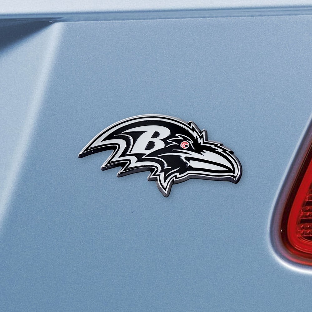Fanmats Baltimore Ravens NFL 3D Chrome Metal Emblem