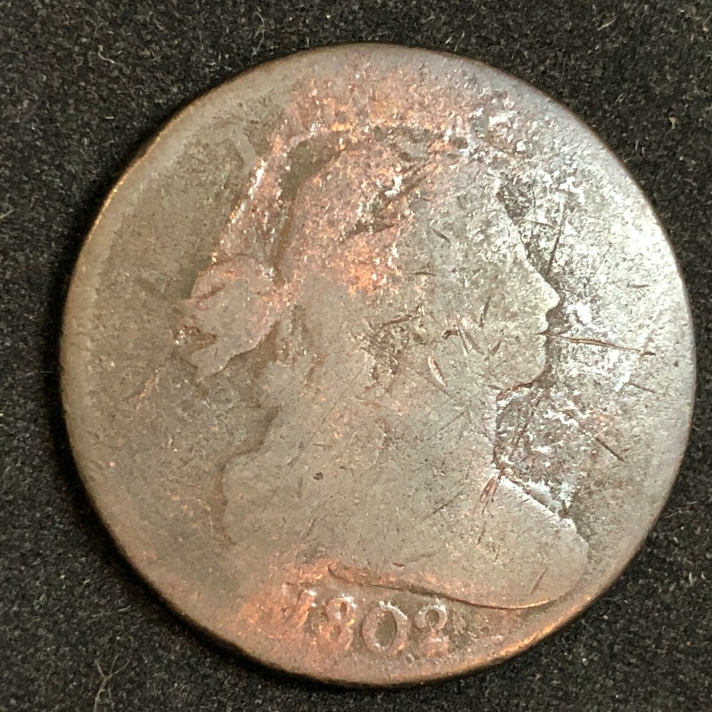 1802 LARGE CENT #71J