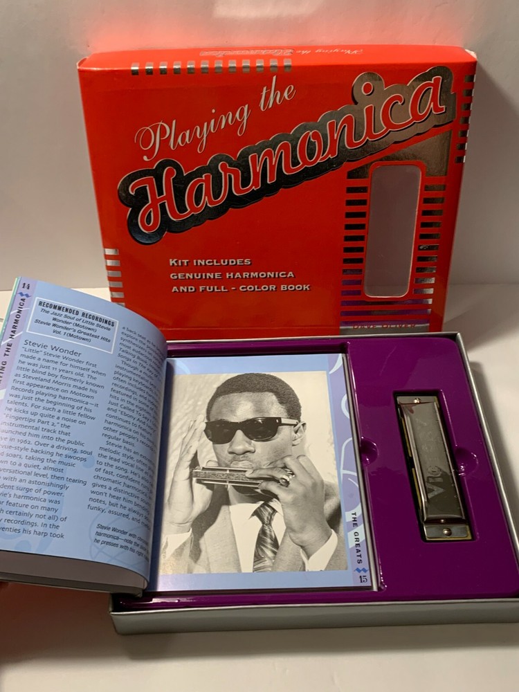 Playing the Harmonica Kit Includes Genuine Harmonica & Full Color Bk Dave Oliver
