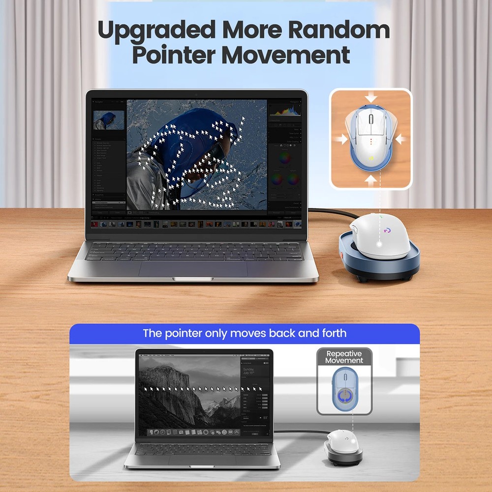 Virtual Mouse Mover Anti-sleep Automatic Movement To Prevent Computer Lock Scree