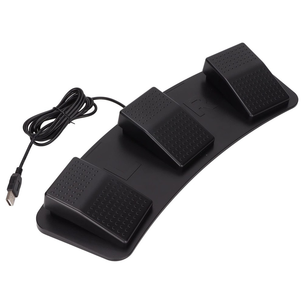 USB Triple Foot Switch Pedal, PC Triple Foot Switch Programmable Computer com...