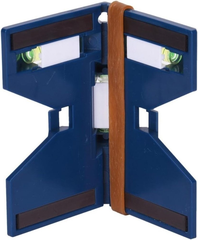 Level Tool Square Magnetic Post Level with Vials Durable Plastic 2 5 Inch