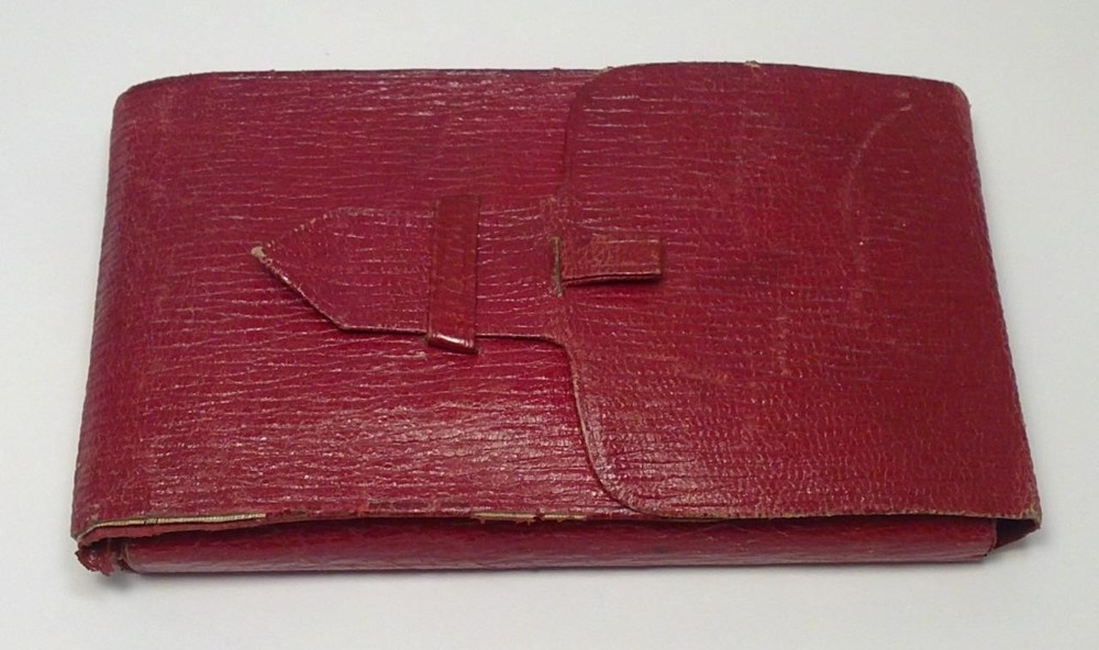 Antique Sterling Silver Sewing Kit/Tools in Leather Case – Hallmarked c1905