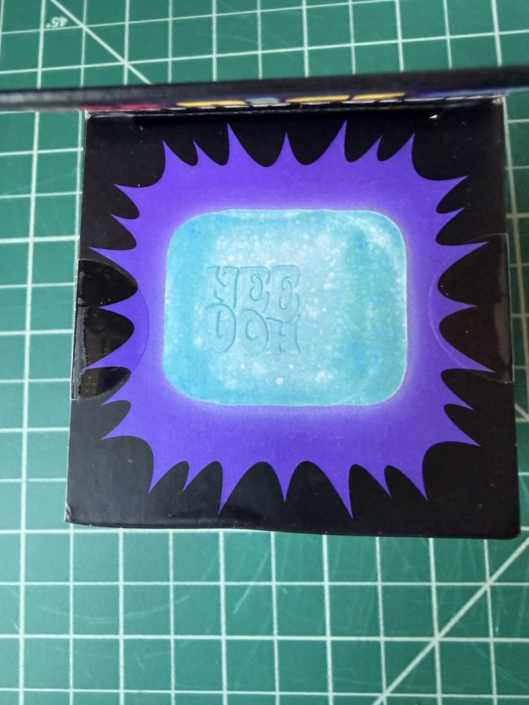 Authentic New NeeDoh Nice Cube Nee Doh Glitter & Glow PINK Sparkle Ice Cube