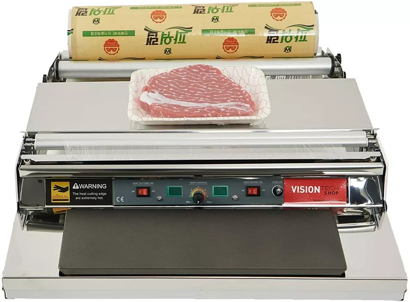 VTS VTH-500, 20Inch/ 500mm Food Wrapping Machine Film Wrapper for Food Packaging