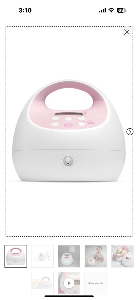 Spectra S2 Plus Double Electric Breast Pump - Pink