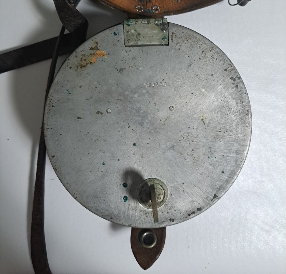 Detex Guardsman Watchman Security Guard Time Clock and Leather Case No. 33771