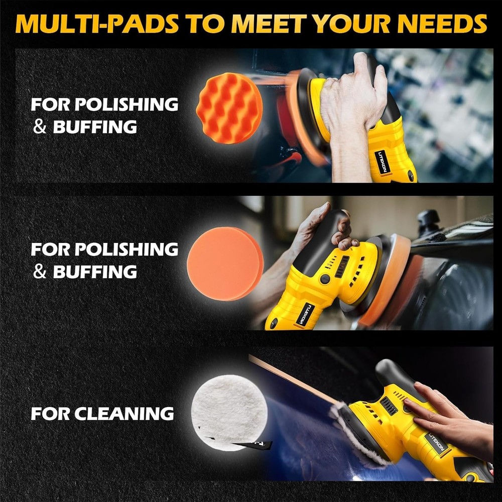 Professional-Grade Cordless Car Polisher - High Performance & Multi-Surface Use