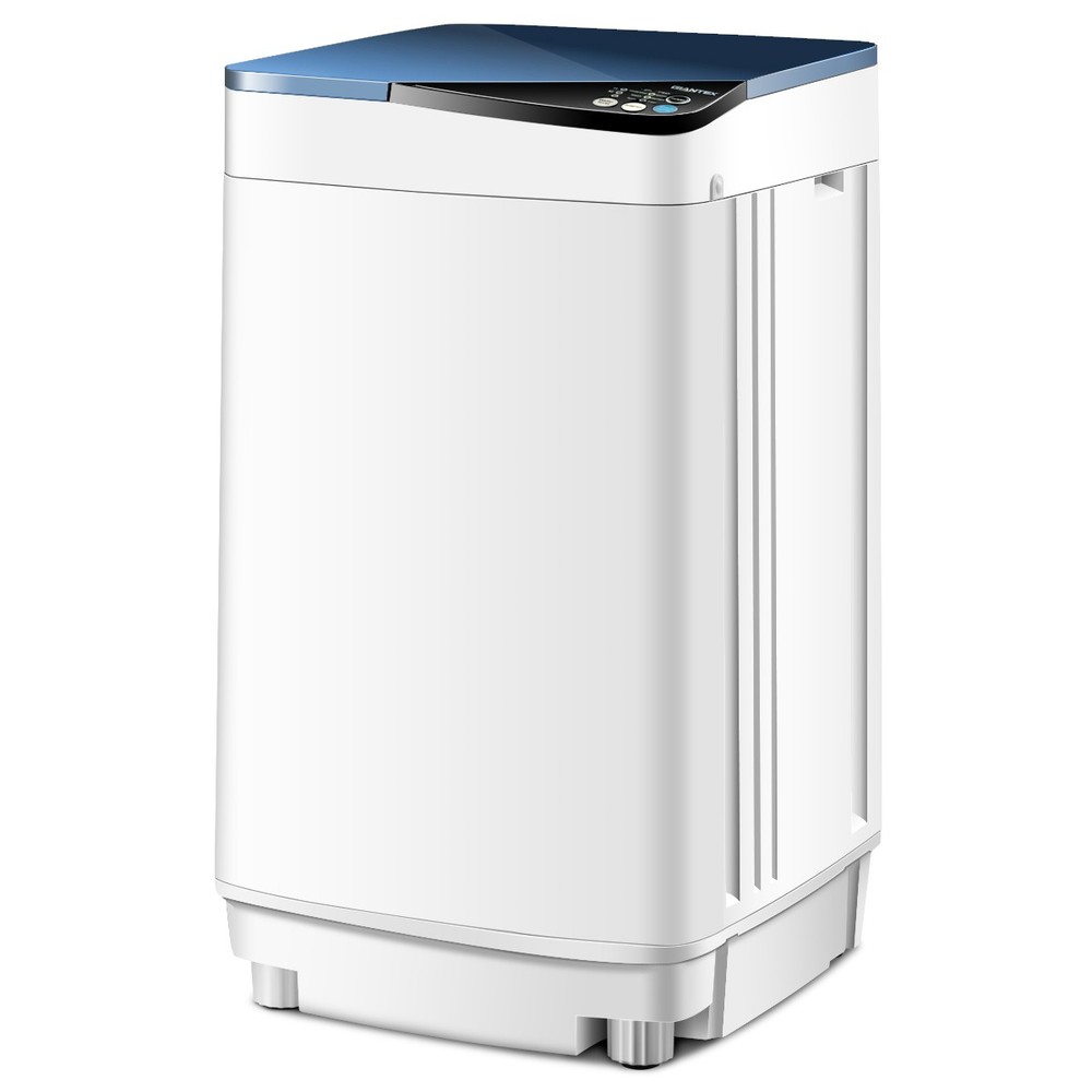 Costway Full-Automatic Washing Machine 7.7 lbs Washer/Spinner Germicidal Blue