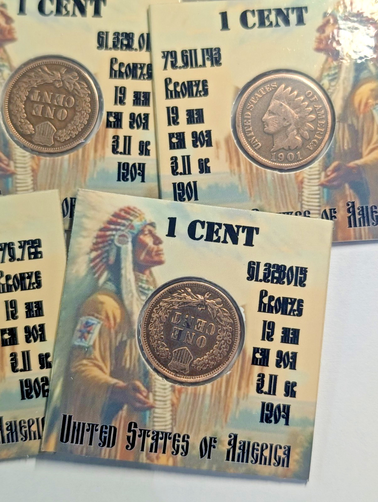 1900 - 1907 1 cent Indian Head Penny - 1 coin