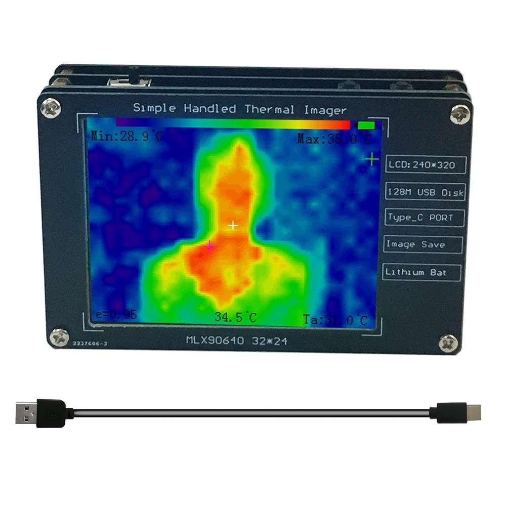 High-Performance Infrared Thermal Camera - Non-Contact Temperature Measurement