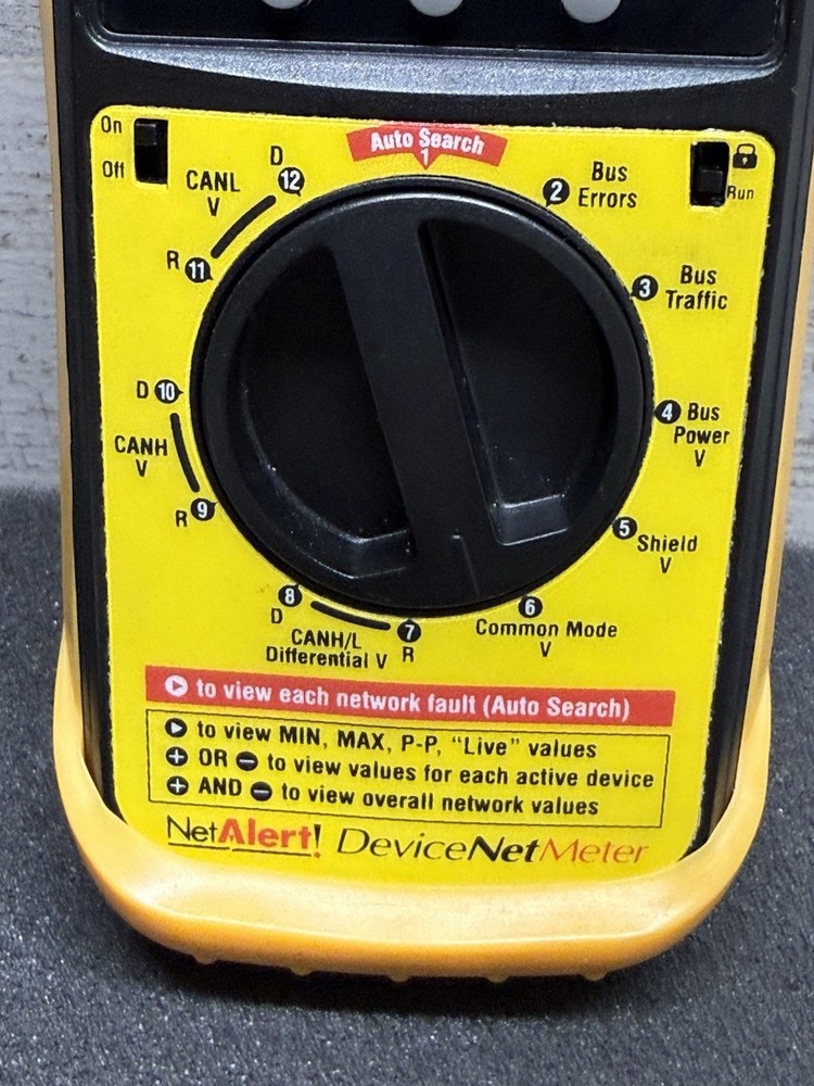 Woodhead DN-MTR NetAlert! DeviceNet NetMeter Diagnostic Tool Nice