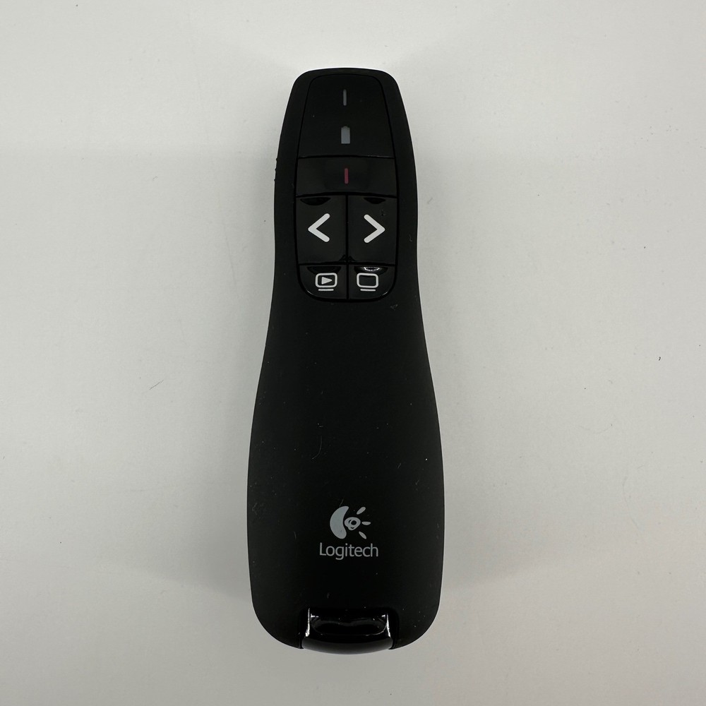 Logitech R400 Laser Presentation Remote Clicker - USB Wireless - Tested & Works