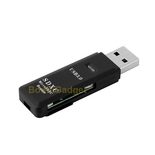 USB 3.0 Micro SD SDXC TF T-Flash Memory Card Reader Adapter