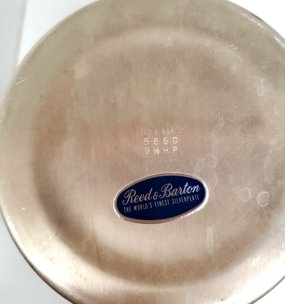 Vintage Reed & Barton Pitcher 5660 Silverplate 9 1/2 HP