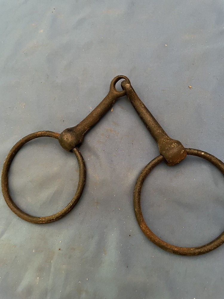 Vintage O-Ring Draft Horse Bit !