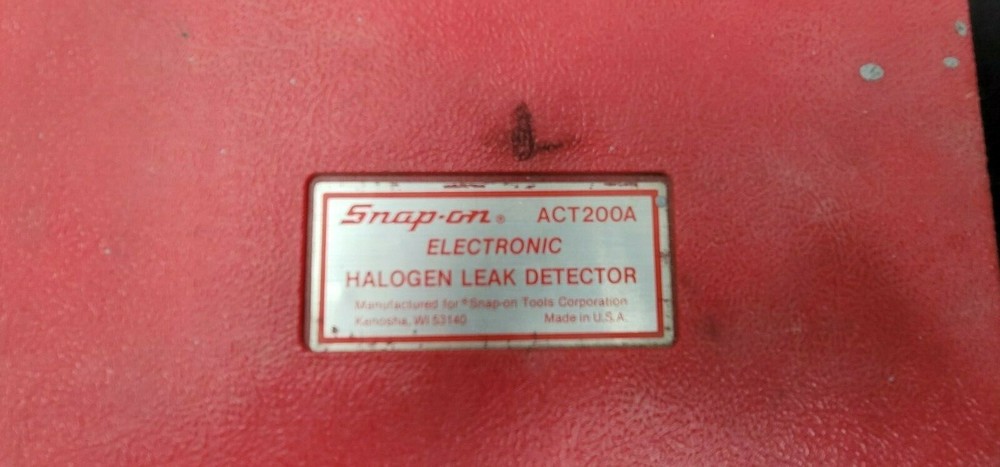 SNAP-ON TOOLS VINTAGE ELECTRONIC HALOGEN LEAK DETECTOR ACT200A
