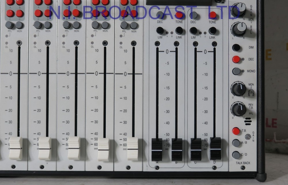 Audio developments ad146  6x stereo channel audio mixer