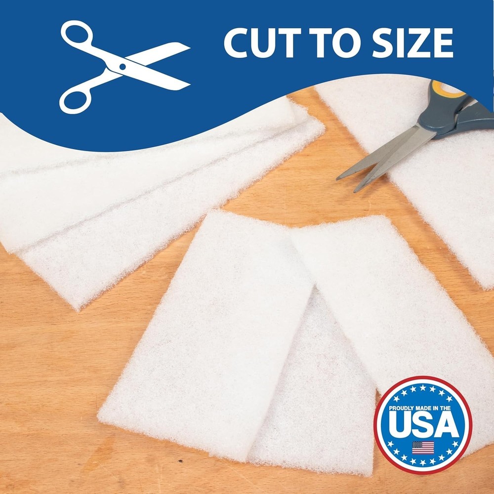 Versatile 6x9 Non-Woven Pads: 10-Pack Non-Scratch Buffing & Cleaning Solution