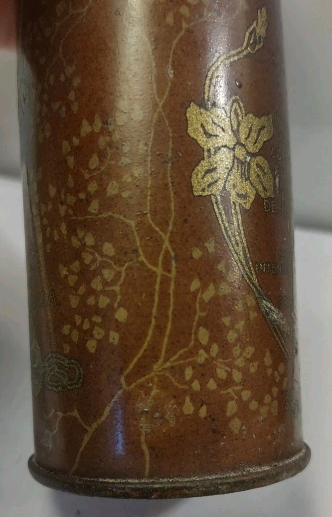 Antique Larkin Violet Talcum Powder Vanity Advertising Tin Buffalo NY