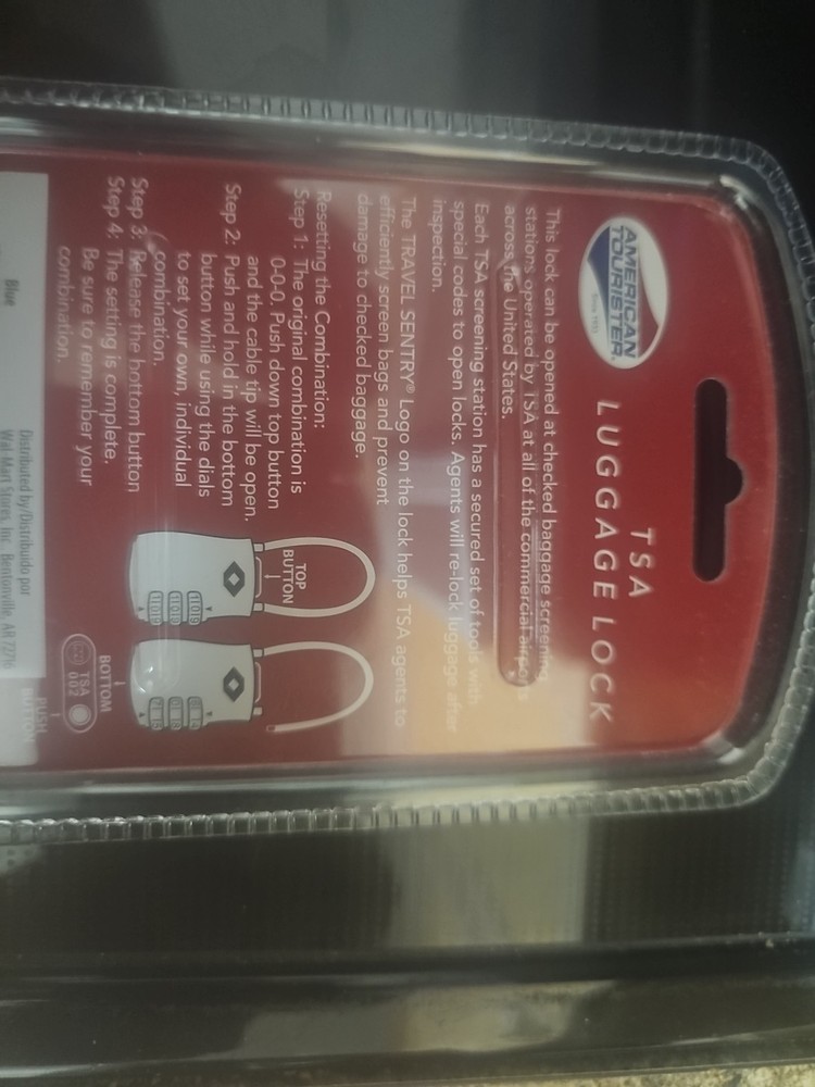 TSA Approved Luggage Lock