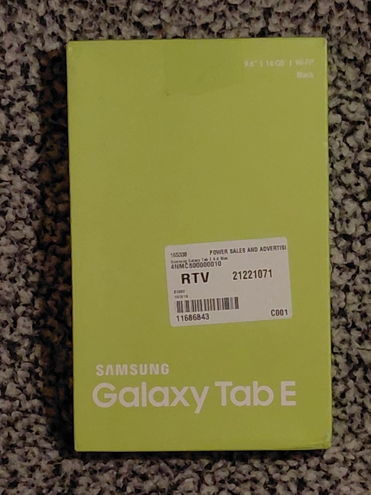 Samsung Galaxy Tab E SM-T560 16GB, Wi-Fi (CA Version) - Black