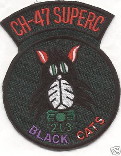 213 AVN CH-47 SUPER C patch